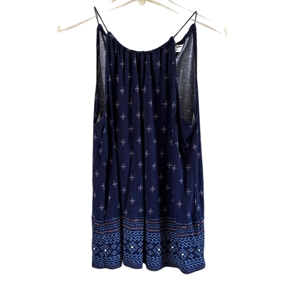 Old Navy high neck swing top sleeveless tassel tie in the back size S
